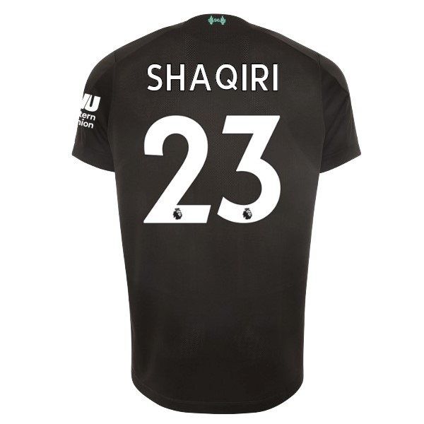 Camiseta Liverpool NO.23 Shaqiri Tercera equipo 2019-20 Negro